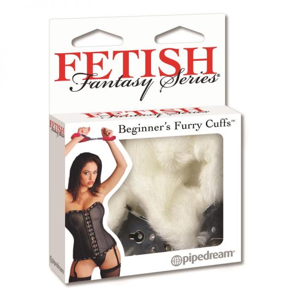 Fetish Fantasy Series Esposas de Peluche para Principiantes Color Blanco barato