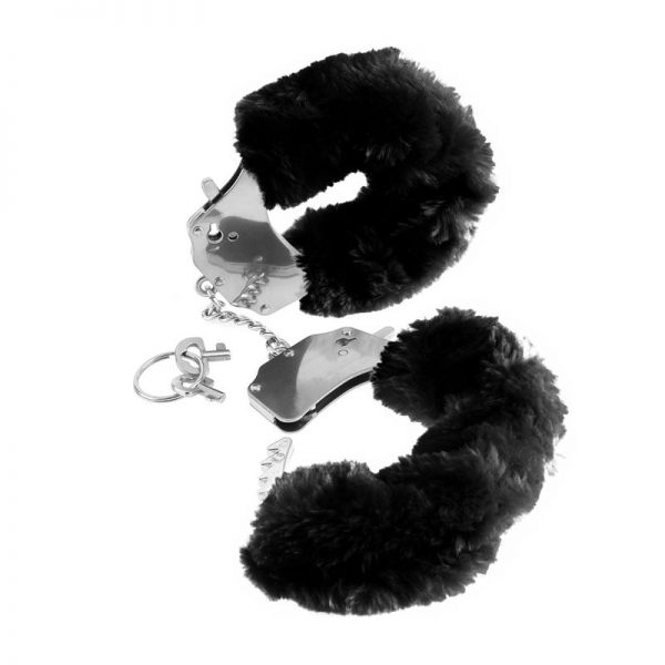 Fetish Fantasy Series Esposas de Peluches Originales Color Negro marca FETISH FANTASY SERIES