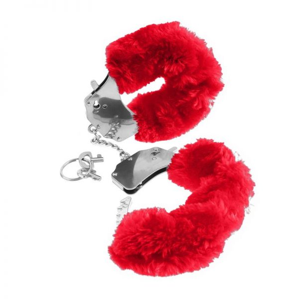 Fetish Fantasy Series Esposas de Peluches Originales Color Rojo marca FETISH FANTASY SERIES