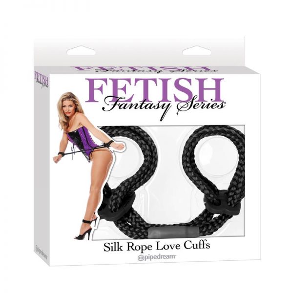 comprar Fetish Fantasy Series Esposas de Seda Love - Color Negro