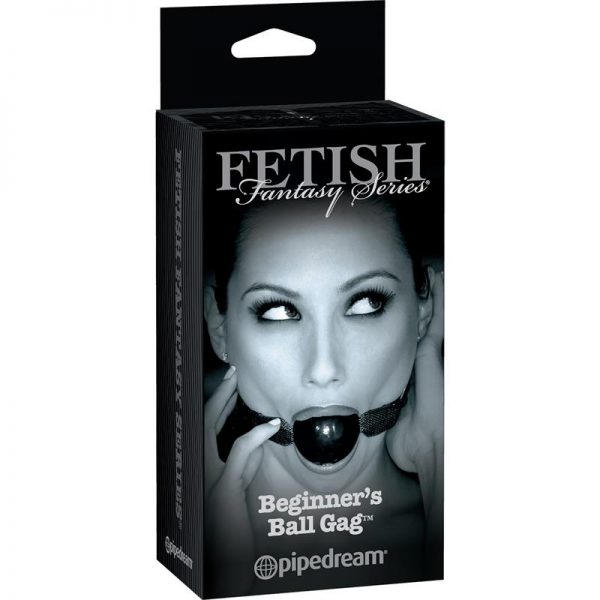 Fetish Fantasy Series Limited Edition Mordaza para Principiantes Negra de calidad