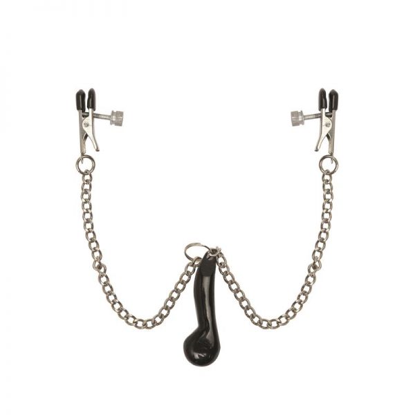 Fetish Fantasy Series Pinzas Pesadas para Pezaones Negras marca FETISH FANTASY SERIES