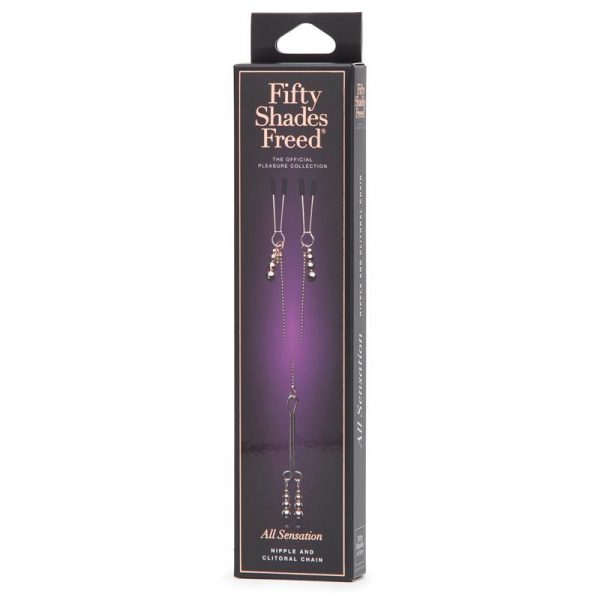 Fifty Shades Freed All Sensation Cadena Pezones y Clítoris en www.tiendaeroticaweb.es