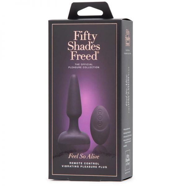 Fifty Shades Freed Feel So Alive Plug Vibrador a Control Remoto Recargable diseñado por FIFTY SHADES FREED