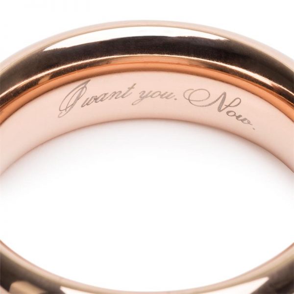 Fifty Shades Freed I Want You Now Steel Love Ring fabricante FIFTY SHADES FREED