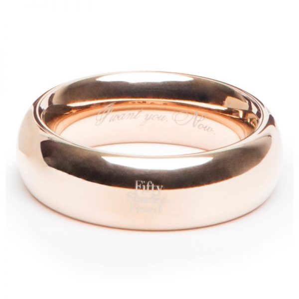 Fifty Shades Freed I Want You Now Steel Love Ring marca FIFTY SHADES FREED