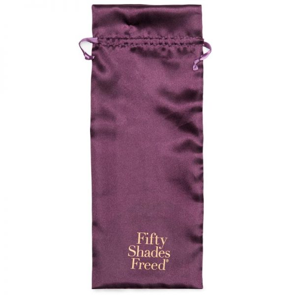 Fifty Shades Freed Its Divine Dildo de Vidrio con Perlas Negro en www.tiendaeroticaweb.es