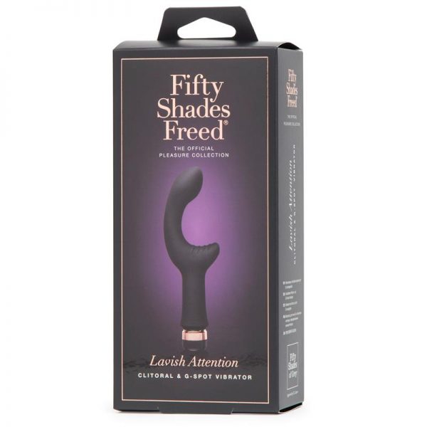 Fifty Shades Freed Lavish Attention Vibrador Punto G y Clitorís Recargable en www.tiendaeroticaweb.es