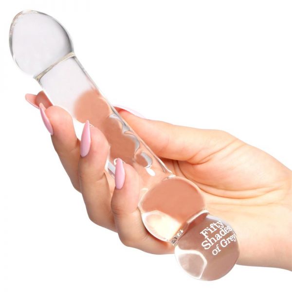 Fifty Shades of Grey Drive Me Crazy masajeador de cristal barato