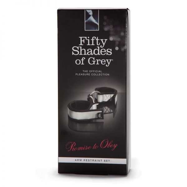 Fifty Shades of Grey Promise Set de Esposas de Brazos y Antifaz de calidad