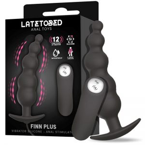 Finn Plus Vibrador Anal Control Remoto Impermeable Silicona de la marca LATETOBED