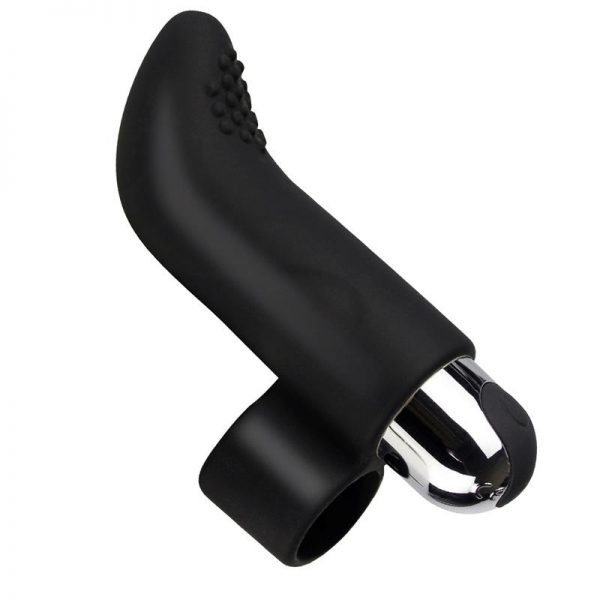 comprar Fivib Estimulador de Dedo USB Silicona Negro en sex shop www.tiendaeroticaweb.es