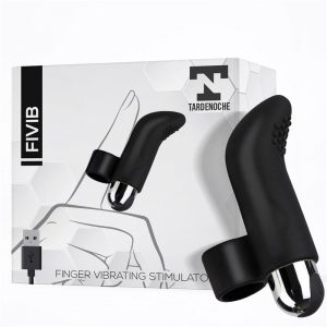 Fivib Estimulador de Dedo USB Silicona Negro diseñado por la marca TARDENOCHE