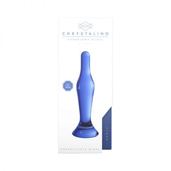 Flask Azul marca CHRYSTALINO