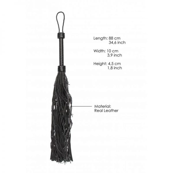 Flogger con Pseudo Alambres de Púas Negro de calidad y barato
