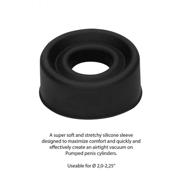 comprar Funda de Silicona para Bomba Mediano Negro en sex shop online