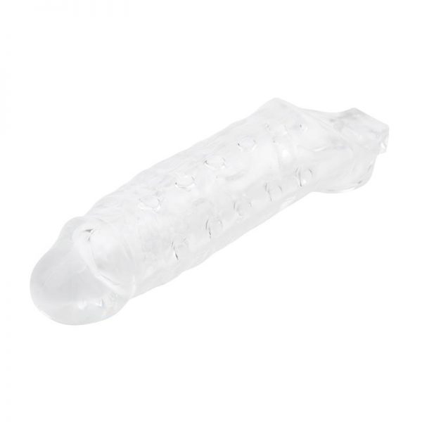 comprar Funda para el Pene con Sujeción para Testículos Mighty Transparente barato y de calidad