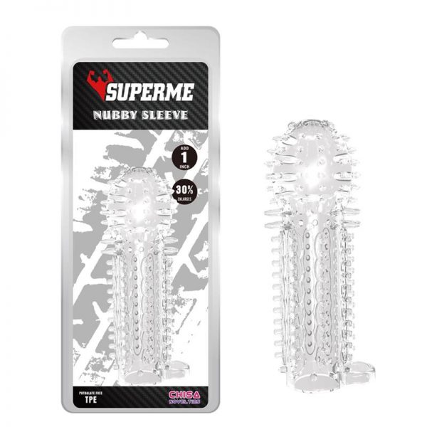 Funda para el Pene Nubby Transparente diseñado por la marca CHISA