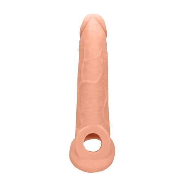 Funda para Pene con Anillo Testiculos 22 cm Natural fabricado por REALROCK