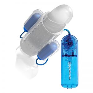 Funda para Pene Doble Vibración Transparente diseñado por la marca CLASSIX