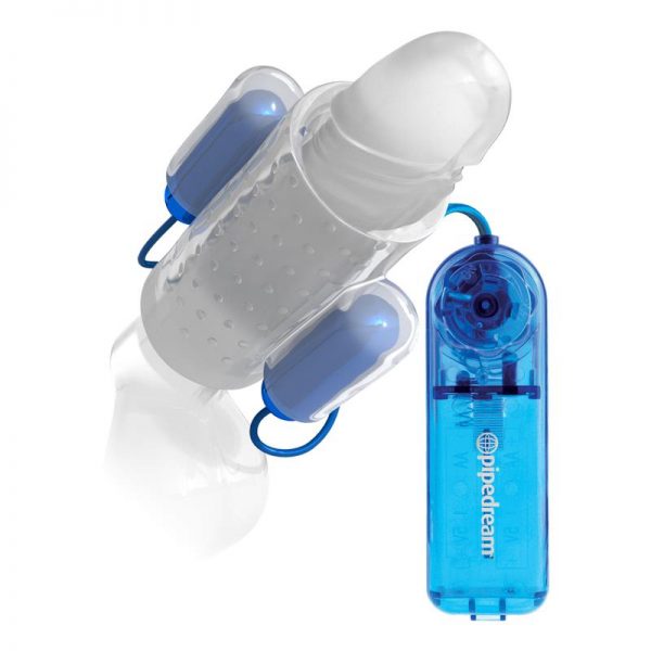 Funda para Pene Doble Vibración Transparente diseñado por la marca CLASSIX