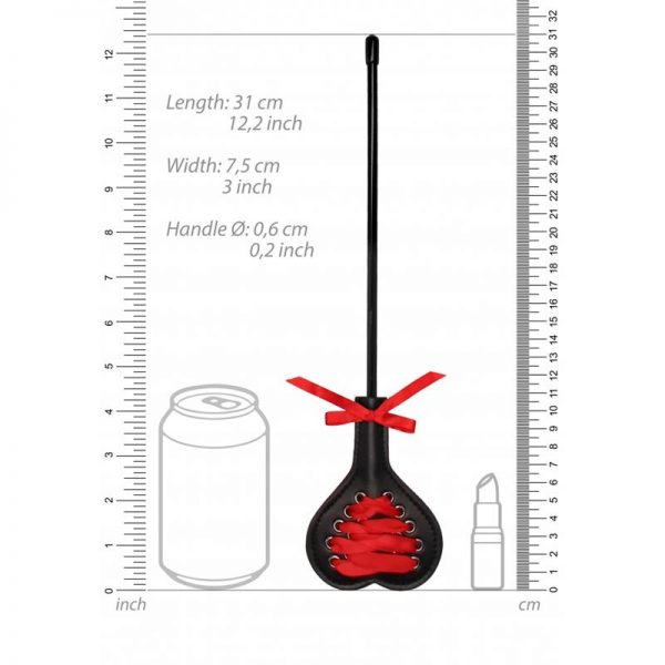 comprar Fusta Corazón con Encaje Rojo Pequeño en sex shop online