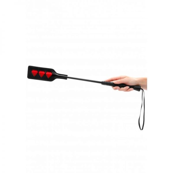 Fusta Heart Mango Largo Negro fabricado por OUCH!