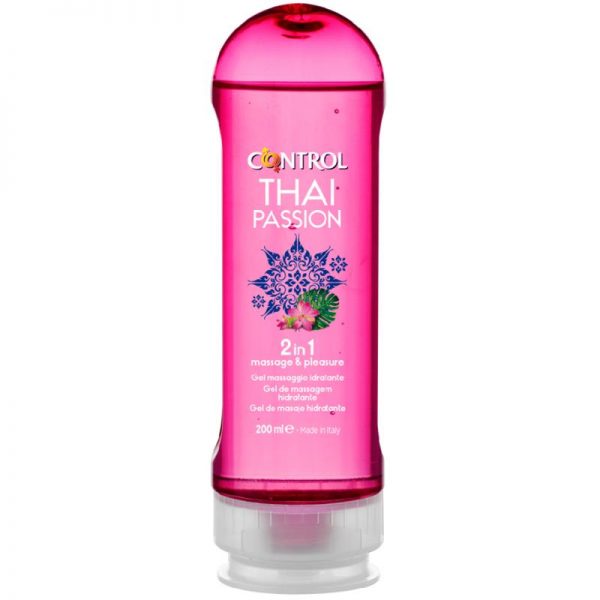 Gel de Masaje Thai Passion 2 en 1 - 200 ml diseñado por la marca CONTROL