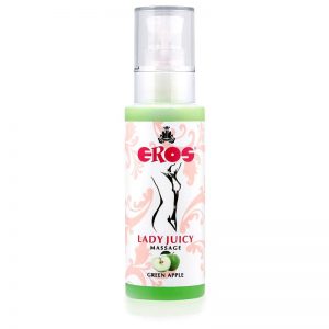Gel Masaje Base Agua Manzana Verde Lady Juicy 125 ml de la marca EROS