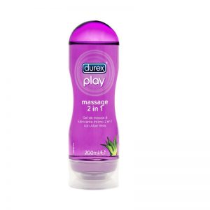 Gel Masaje y Lubricante Aloe Vera Play Massage 2 en 1 200 ml diseñado por la marca DUREX