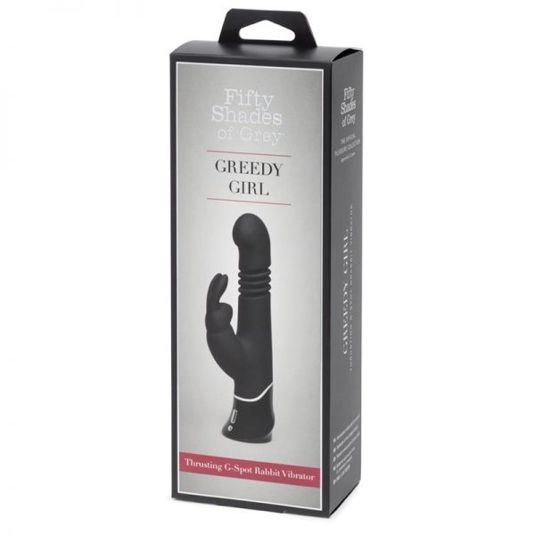 Greedy Girl Vibrador con Movimiento Punto G USB marca FIFTY SHADES OF GREY