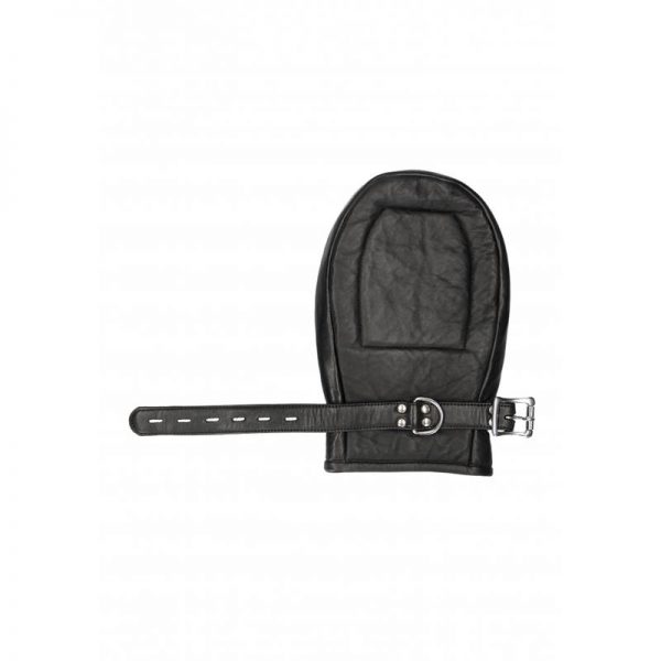 comprar Guantes Acolchados Bondage con Dientes Metálicos Negro en sex shop online