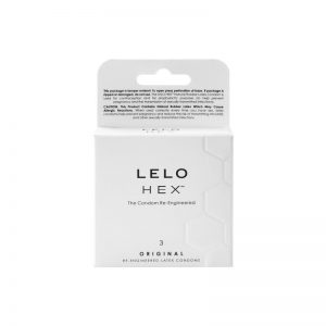 HEX ORIGINAL Preservativos 3 Pack de la marca LELO