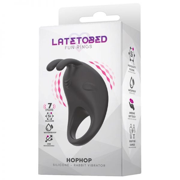 Hophop Anillo Vibrador USB Silicona fabricado por LATETOBED