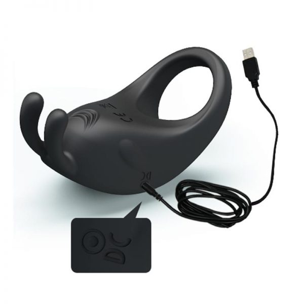 Hophop Anillo Vibrador USB Silicona diseñado por la marca LATETOBED