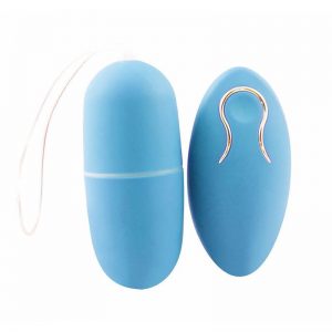 Huevo Vibrador Alice Azul 8.6 x 3 cm diseñado por la marca OHH TOYS