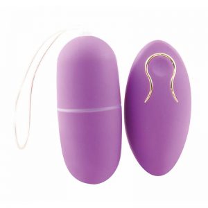 Huevo Vibrador Alice Purpura 8.6 x 3 cm diseñado por la marca OHH TOYS