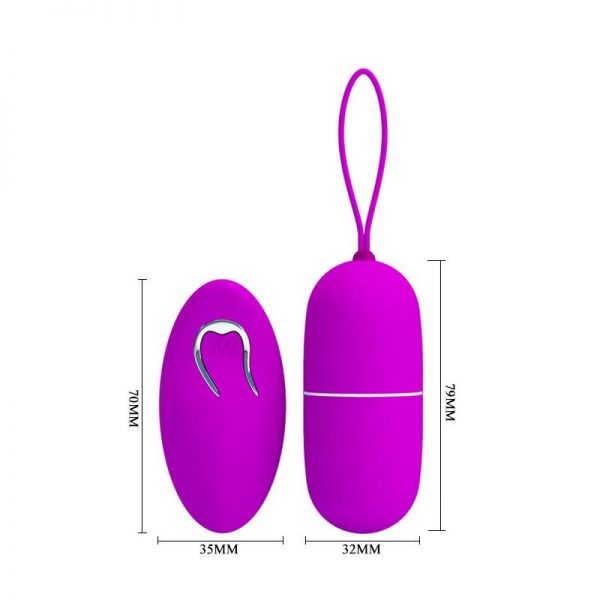 Huevo Vibrador Arvin Color Púrpura de la tienda erótica web www.tiendaeroticaweb.es