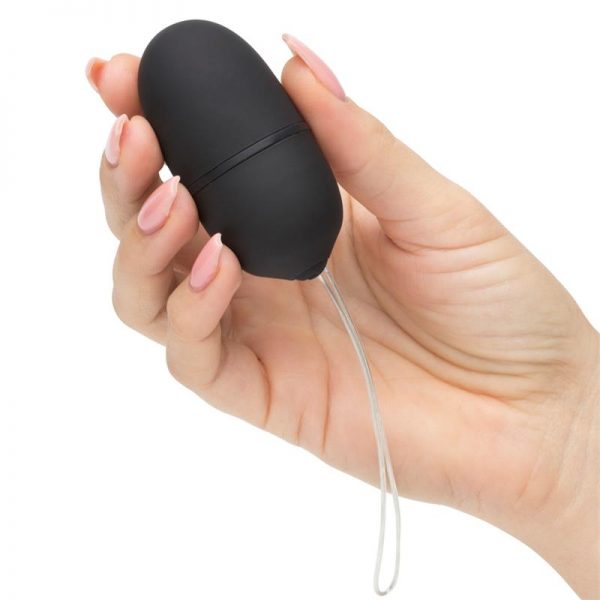 comprar Huevo Vibrador con Control Remoto USB Negro en sex shop www.tiendaeroticaweb.es