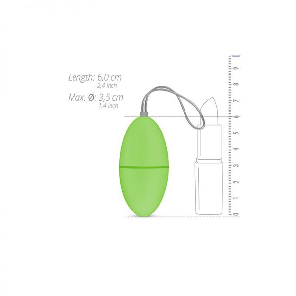 Huevo Vibrador  Control Remoto - Verde de la tienda erótica web www.tiendaeroticaweb.es