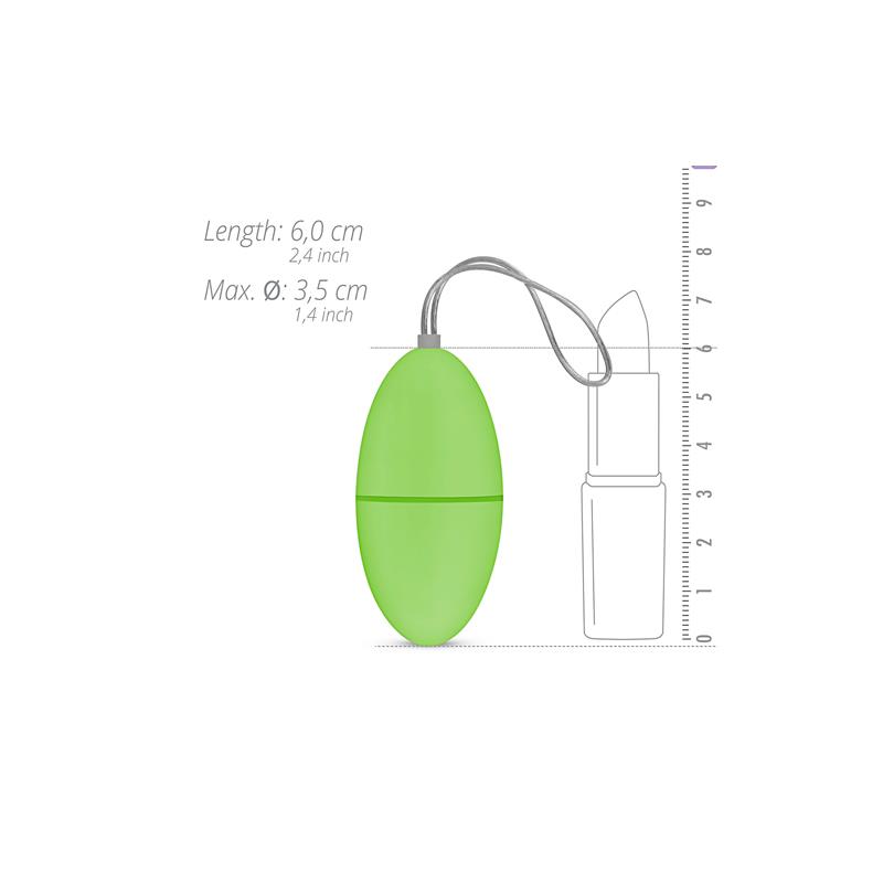 Huevo Vibrador  Control Remoto - Verde de la tienda erótica web www.tiendaeroticaweb.es