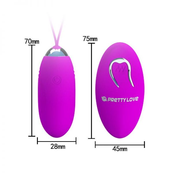 Huevo Vibrador Control Remoto Jenny fabricado por PRETTYLOVE