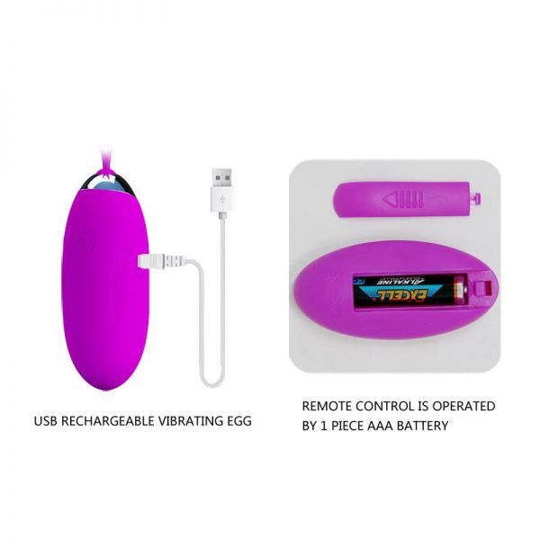 Huevo Vibrador Control Remoto Jenny marca PRETTYLOVE