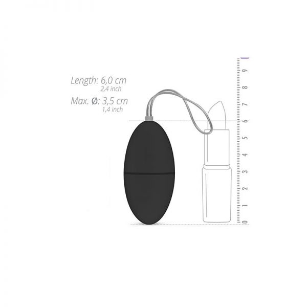 Huevo Vibrador Control Remoto Negro de calidad