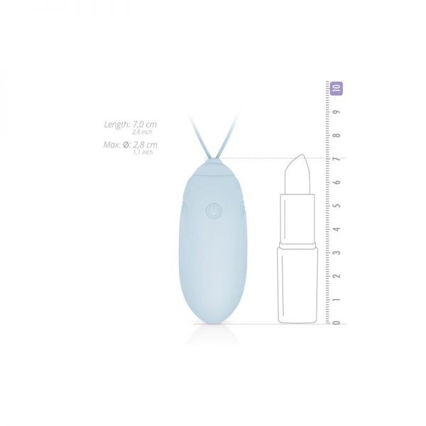 Huevo Vibrador Control Remoto USB Azul fabricante LUV EGG