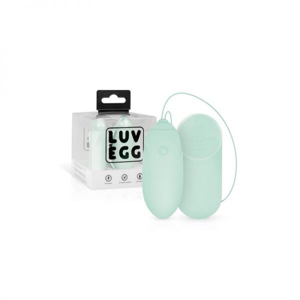 Huevo Vibrador Control Remoto USB Verde diseñado por la marca LUV EGG
