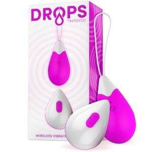 Huevo Vibrador Control Remoto USB Silicona Purpura de la marca DROPS