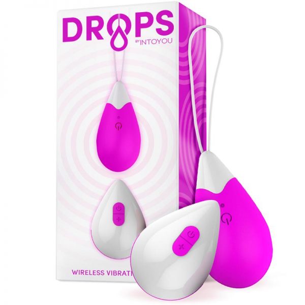 Huevo Vibrador Control Remoto USB Silicona Purpura de la marca DROPS