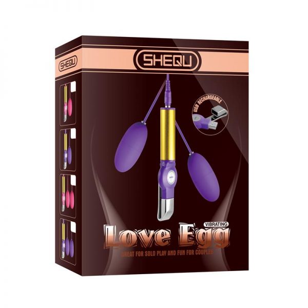 Huevo Vibrador Doble Silicona Yue diseñado por la marca SHEQU
