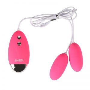 Huevo Vibrador Doble Silicona Yuesi diseñado por la marca SHEQU